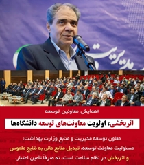 معاون توسعه مدیریت و منابع وزارت بهداشت در همایش معاونان توسعه دانشگاه‌های علوم پزشکی