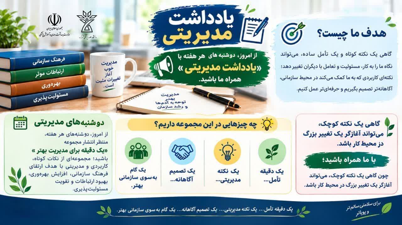 دوشنبه های مدیریتی